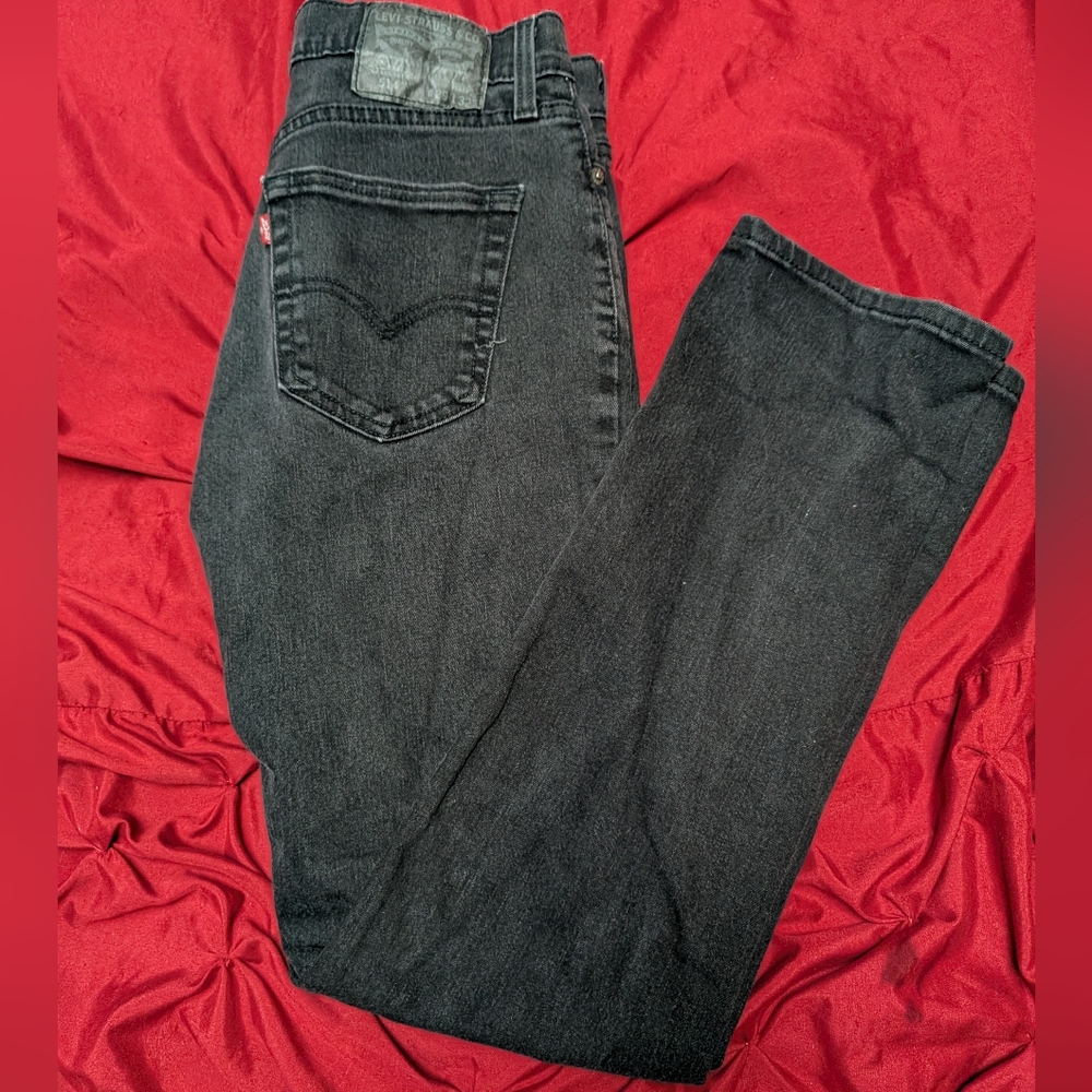 Levi's Men's Black Straight Jeans Size 29x32